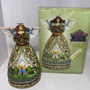 JIM SHORE HEARTWOOD CREEK SUMMER RESTORES‎ THE SOUL ANGEL SUMMER 2004 ORIG BOX